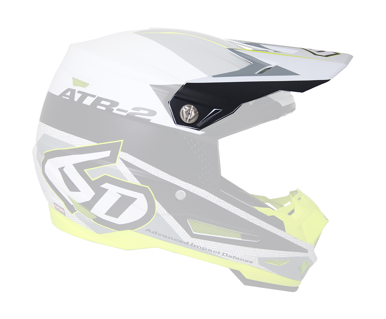 6D Helmet Visor ATR-2 Metric Mat - White
