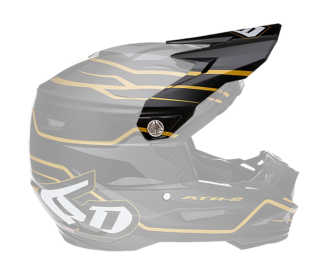 6D Helmet Visor ATR-2 Phase - Black / Gold