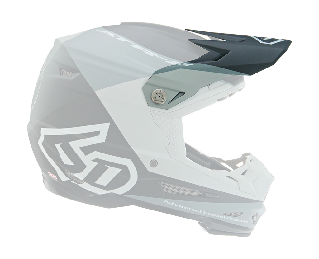 6D Helmet Visor ATR-2 Quadrant - Charcoal / Black / Grey