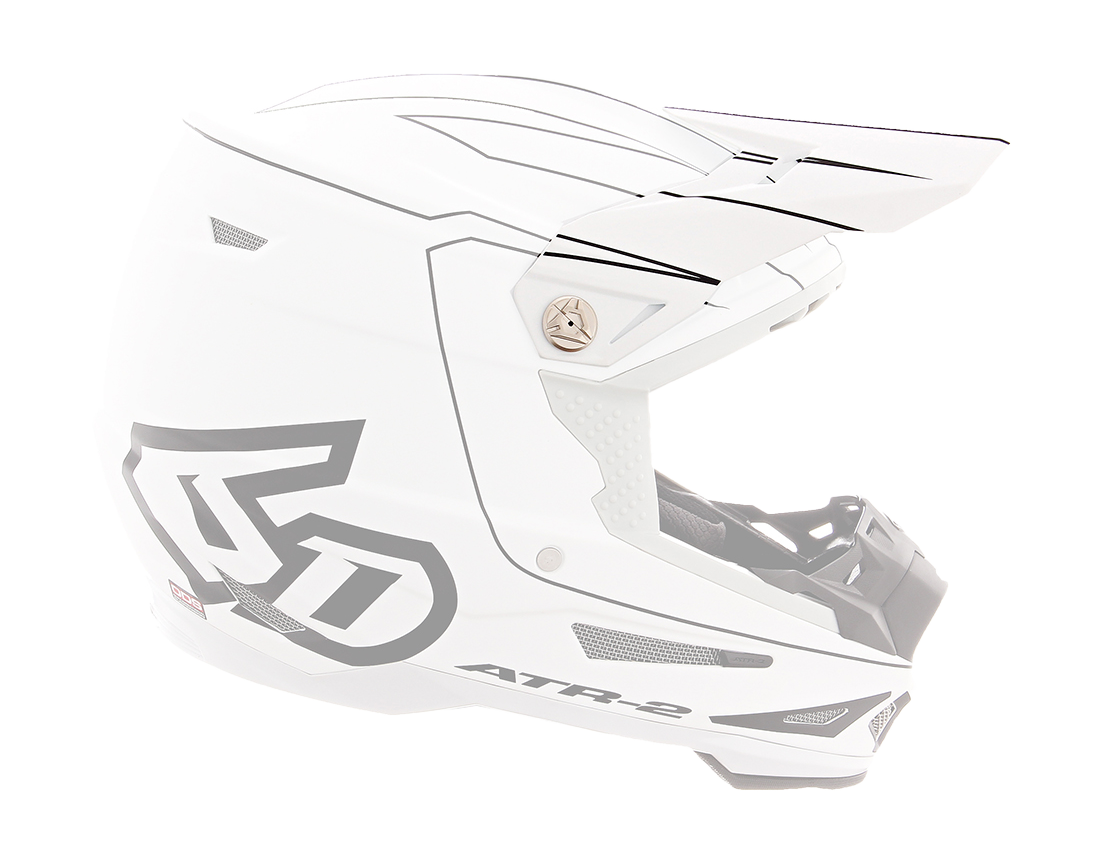6D Helmet Visor ATR-2 Recon - White / Black