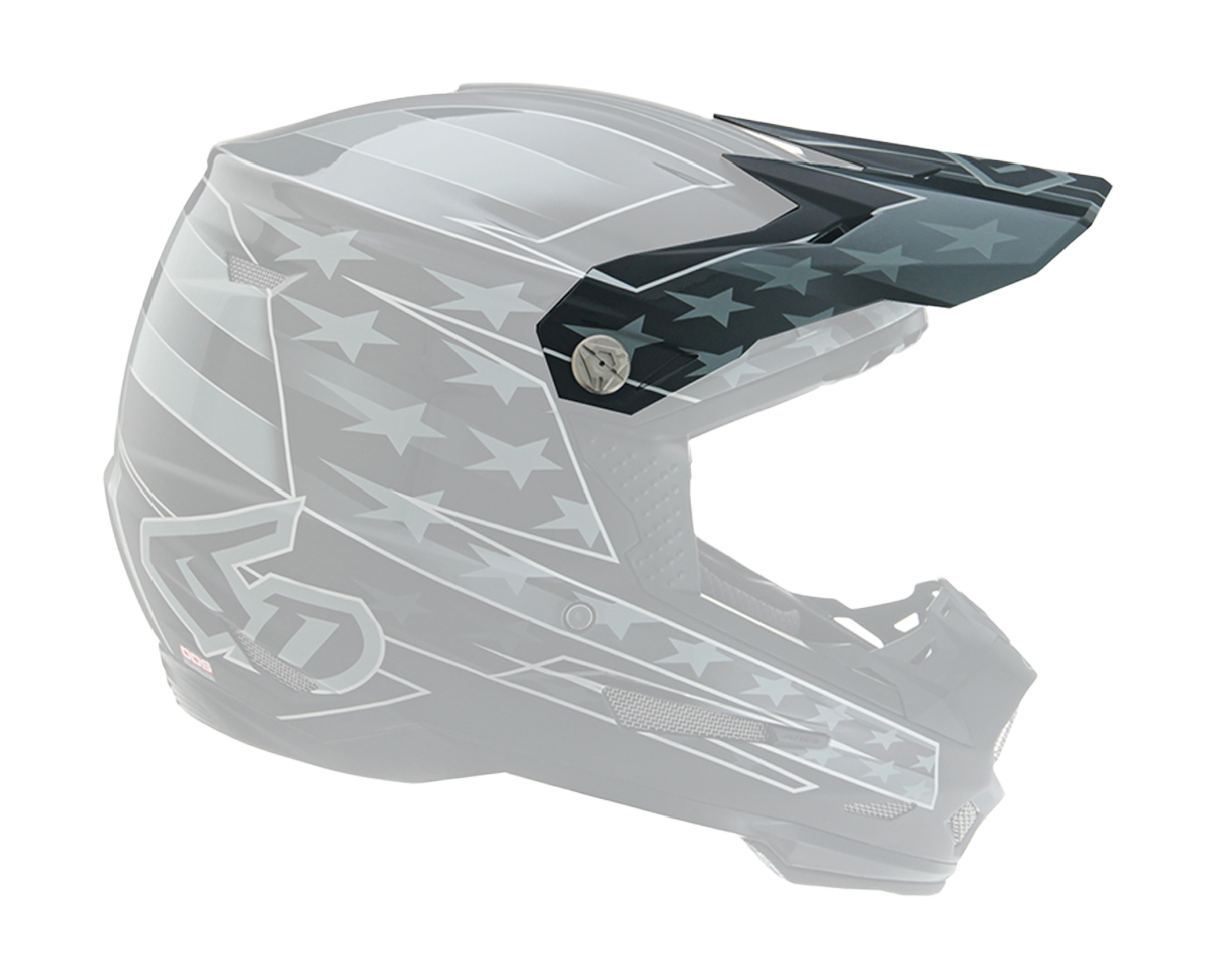 6D Helmet Visor ATR-2 Super Patriot - Black