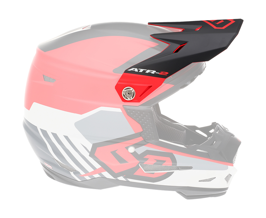 6D Helmet Visor ATR-2 Target - Red