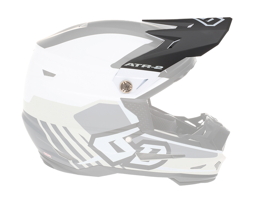 6D Helmet Visor ATR-2 Target - White