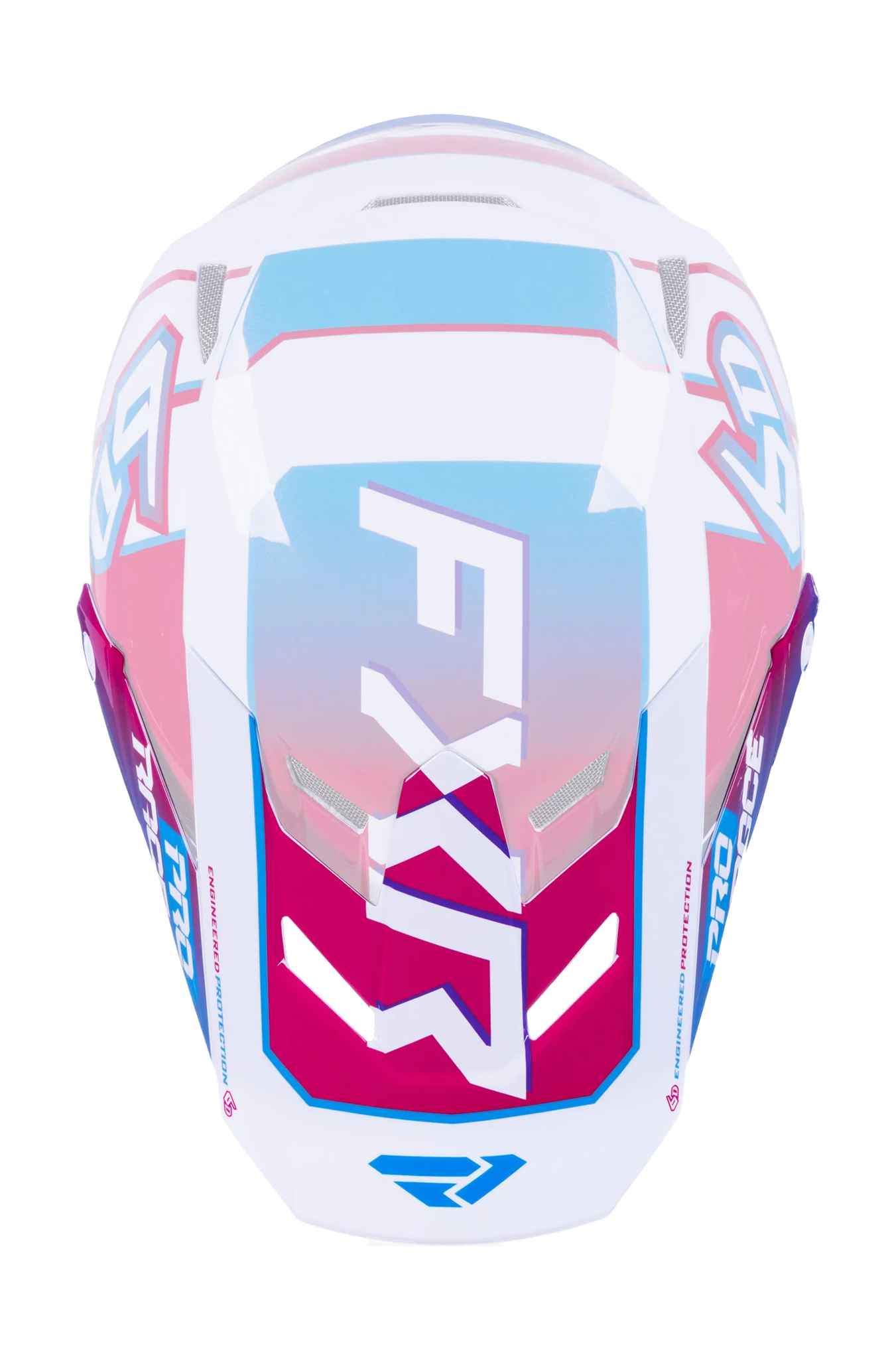 6D Helmet Visor ATR-3 FXR - Blue Razz / White