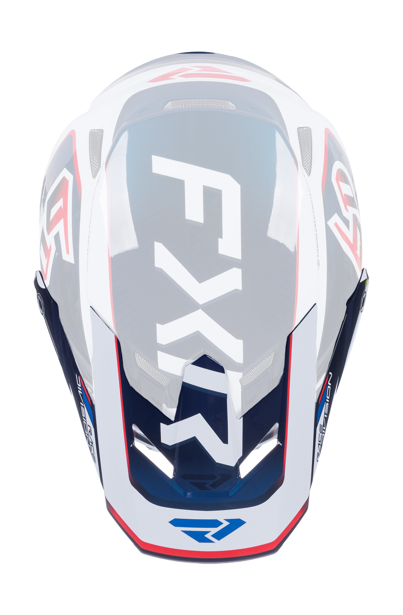 6D Helmet Visor ATR-3 FXR - White / Red / Blue
