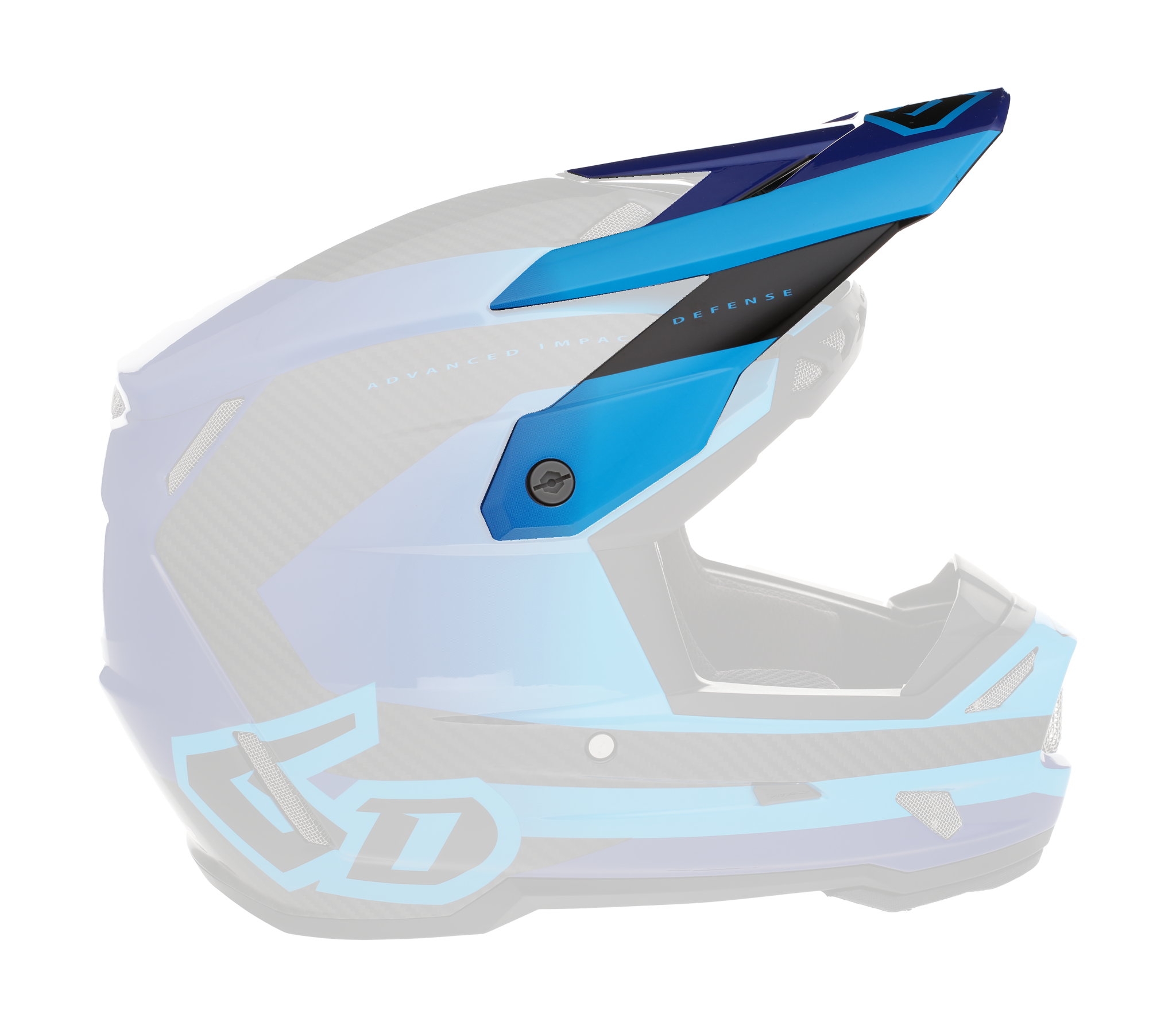 6D Helmet Visor ATR-3 Pure - Deep Blue