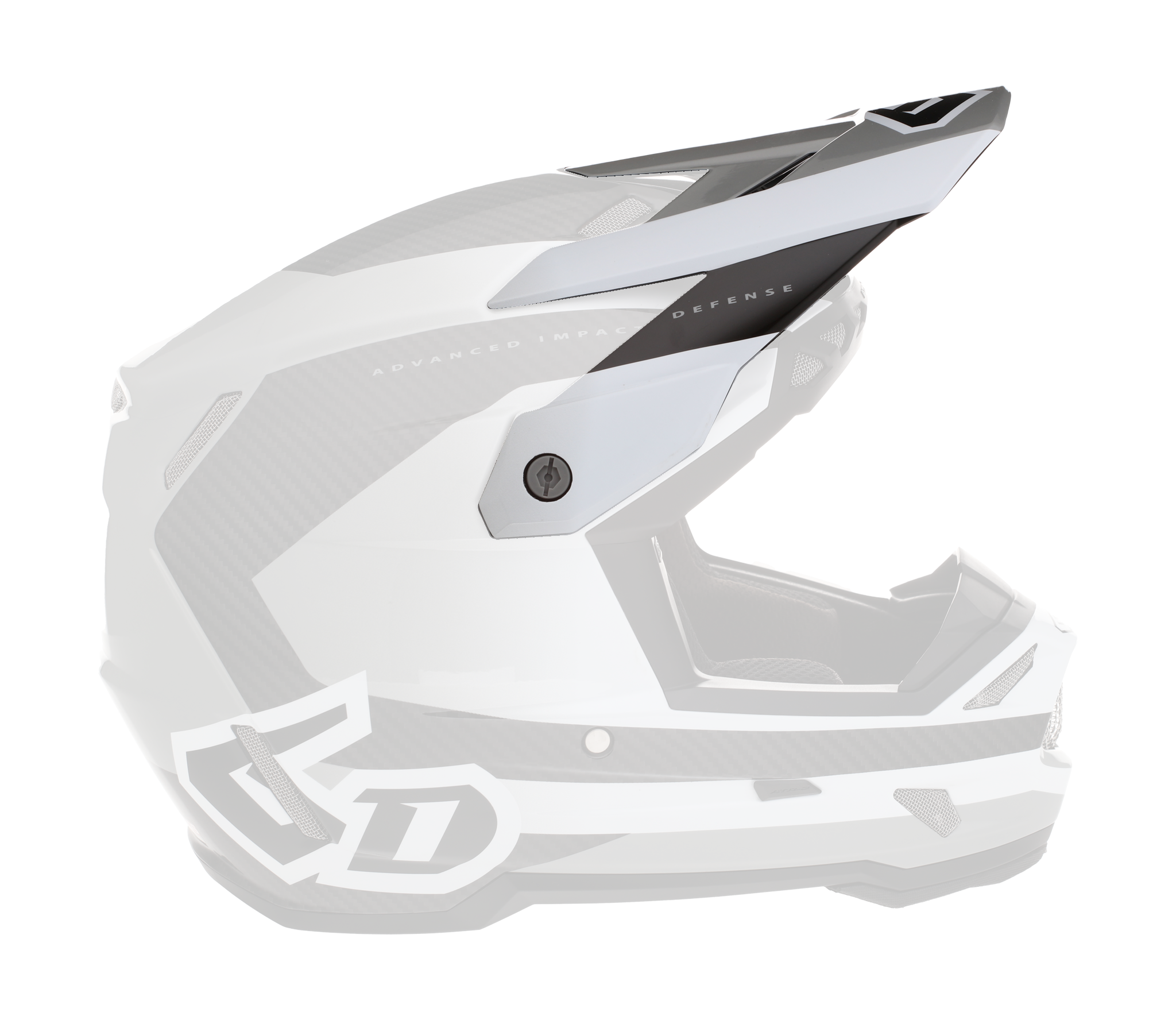6D Helmet Visor ATR-3 Pure - White