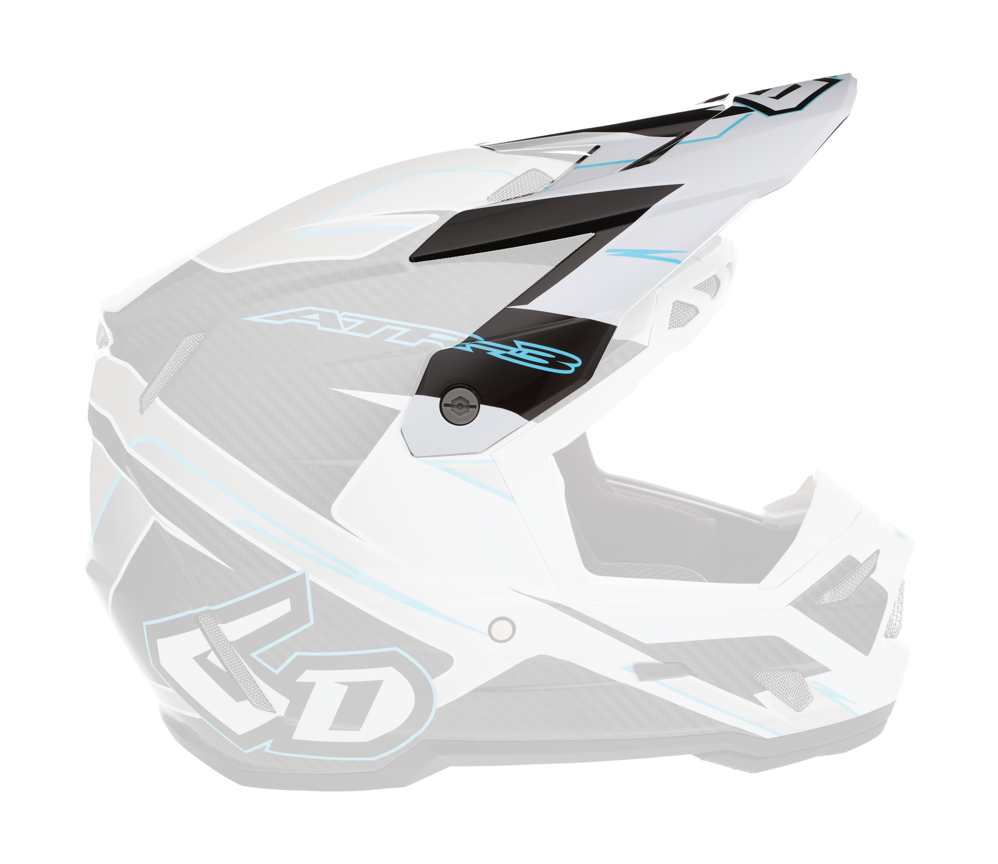 6D Helmet Visor ATR-3 Reflex - White