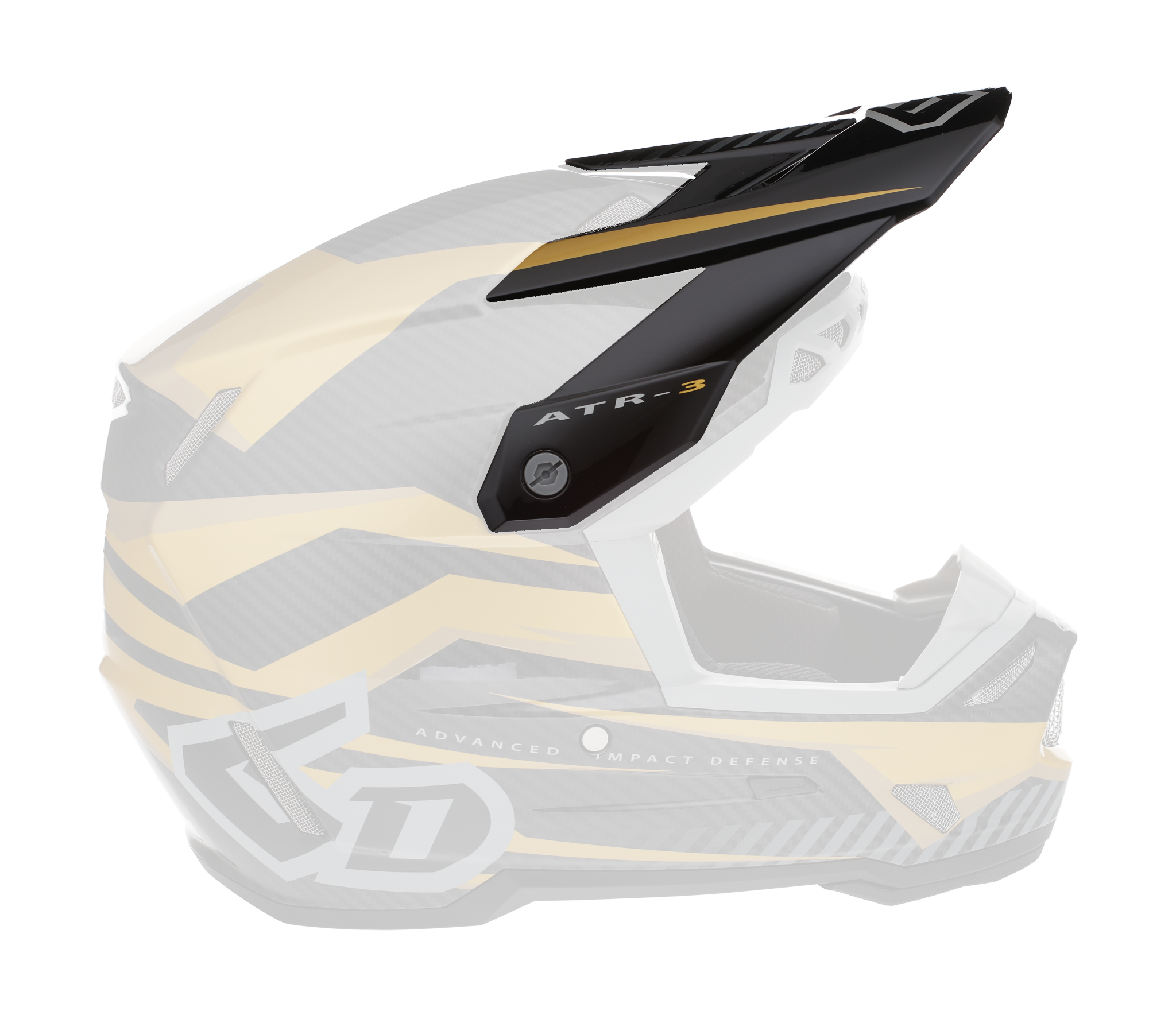 6D Helmet Visor ATR-3 Rival - Gold