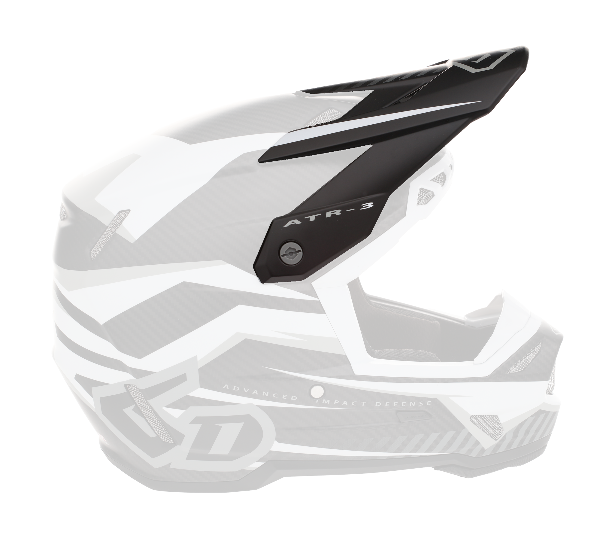6D Helmet Visor ATR-3 Rival - Matte White
