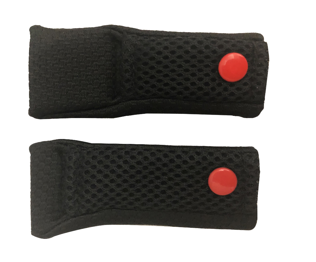 6D Chin Strap Covers ATR/B - Black