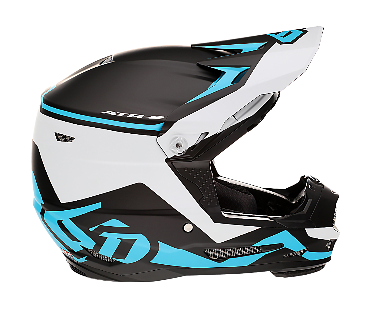 6D Youth Motocross Helmet ATR-2Y Drive - Cyan