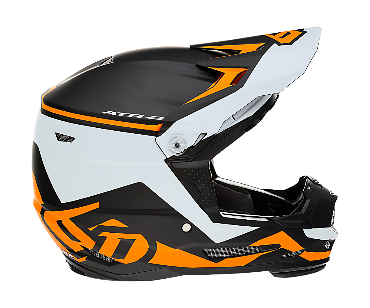 6D Youth Motocross Helmet ATR-2Y Drive - Neon Orange