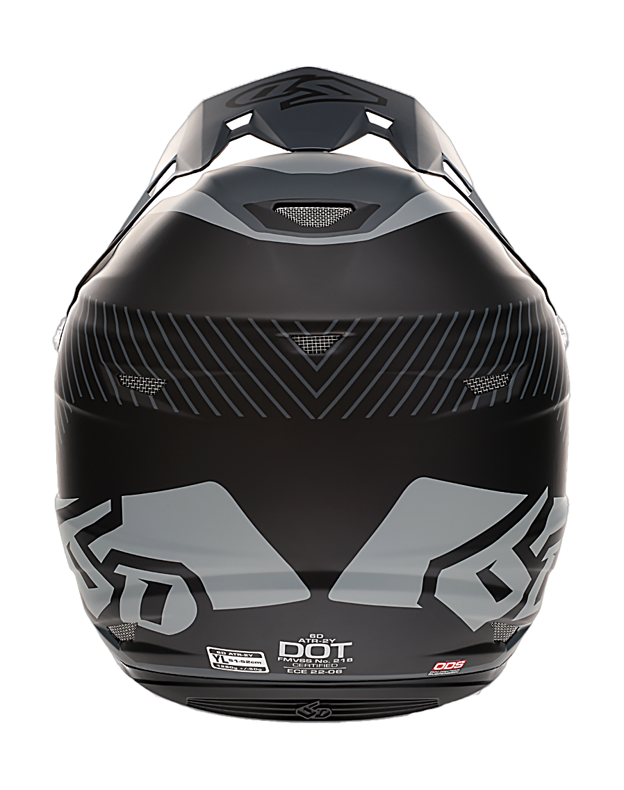 6D Youth Motocross Helmet ATR-2Y Fusion - Black