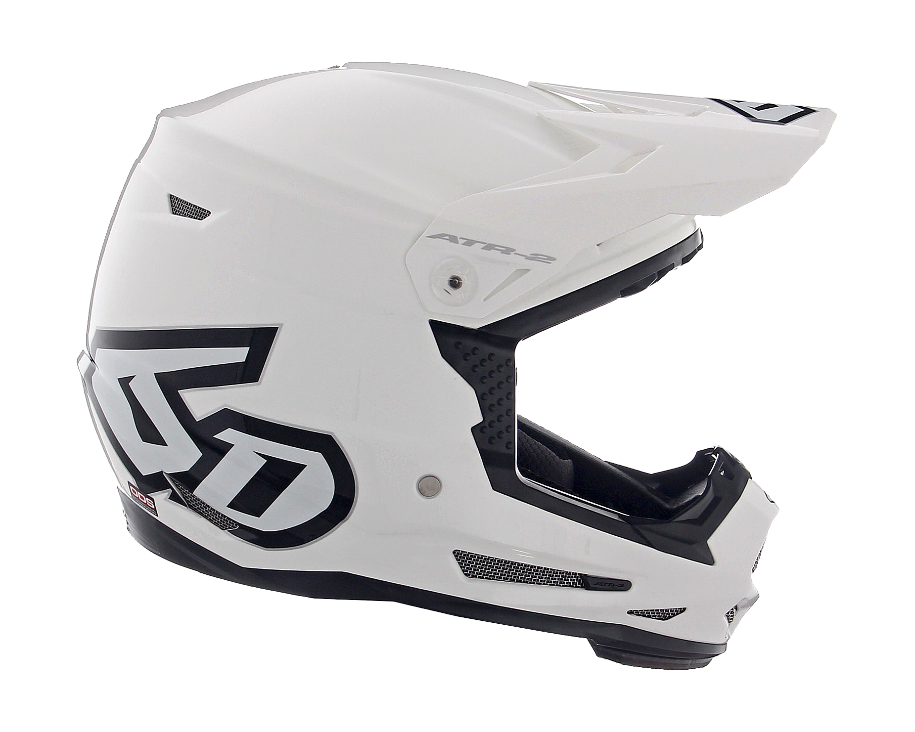 6D Youth Motocross Helmet ATR-2Y Solid - Gloss White