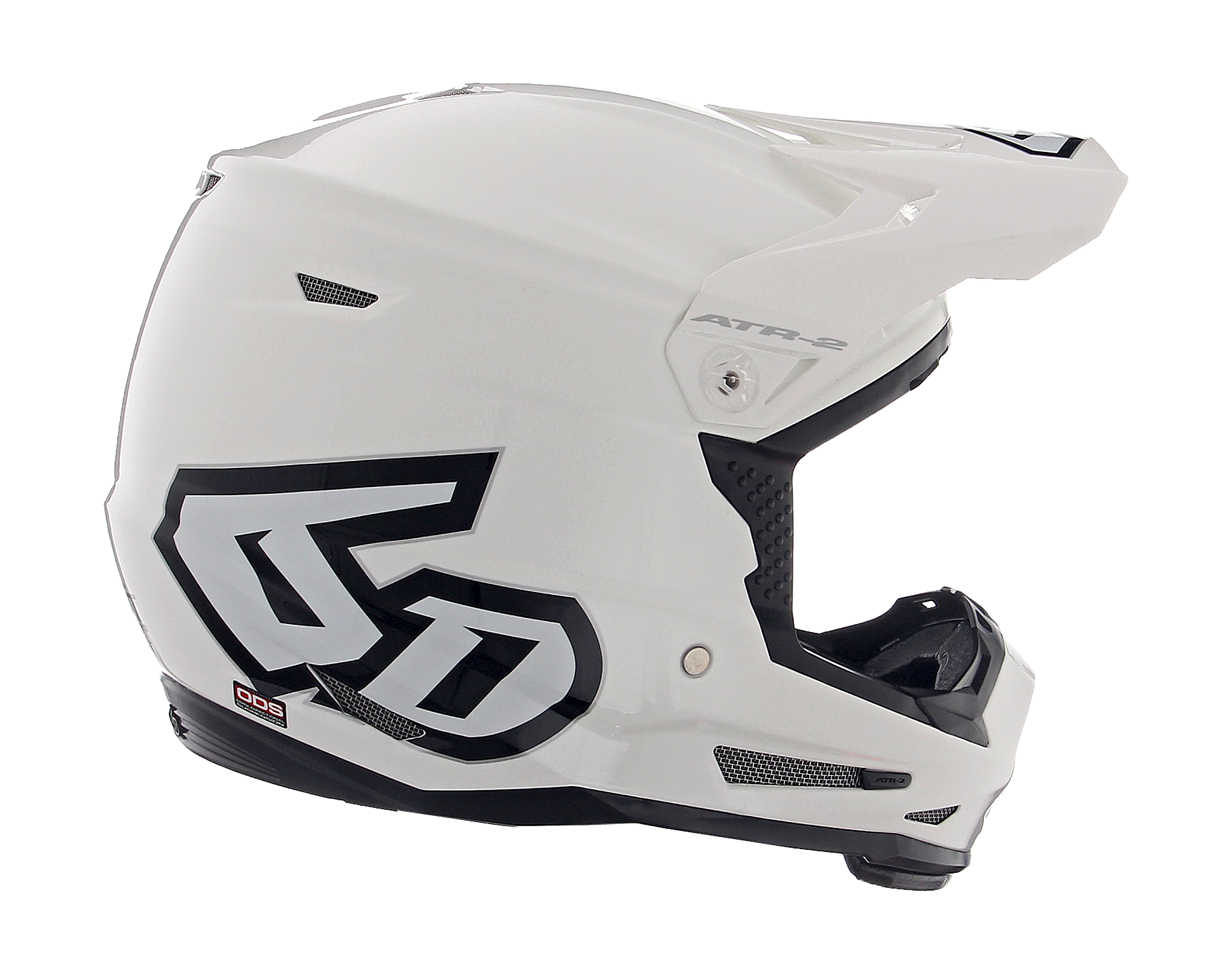 6D Youth Motocross Helmet ATR-2Y Solid - Gloss White
