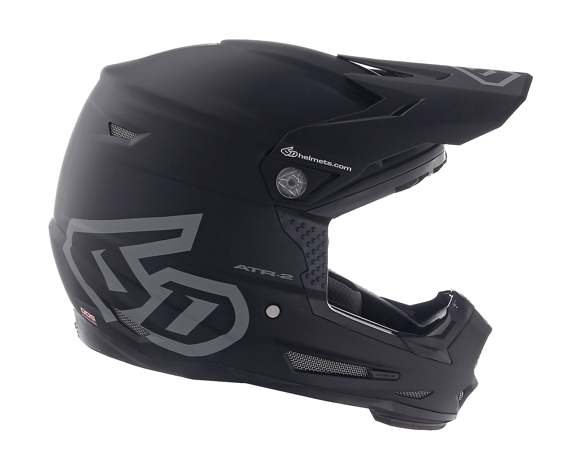 6D Youth Motocross Helmet ATR-2Y Solid - Matte Black