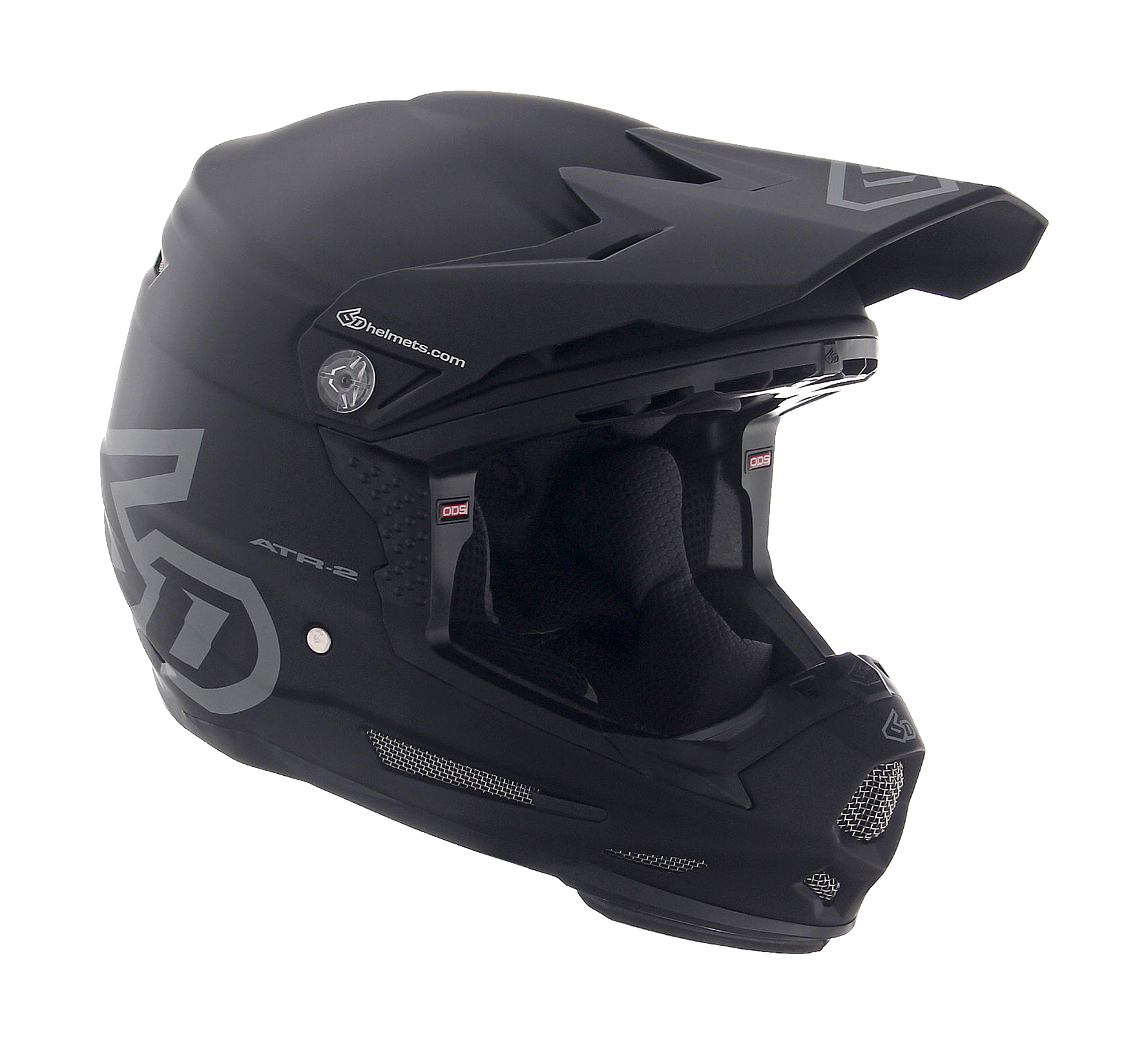 6D Youth Motocross Helmet ATR-2Y Solid - Matte Black