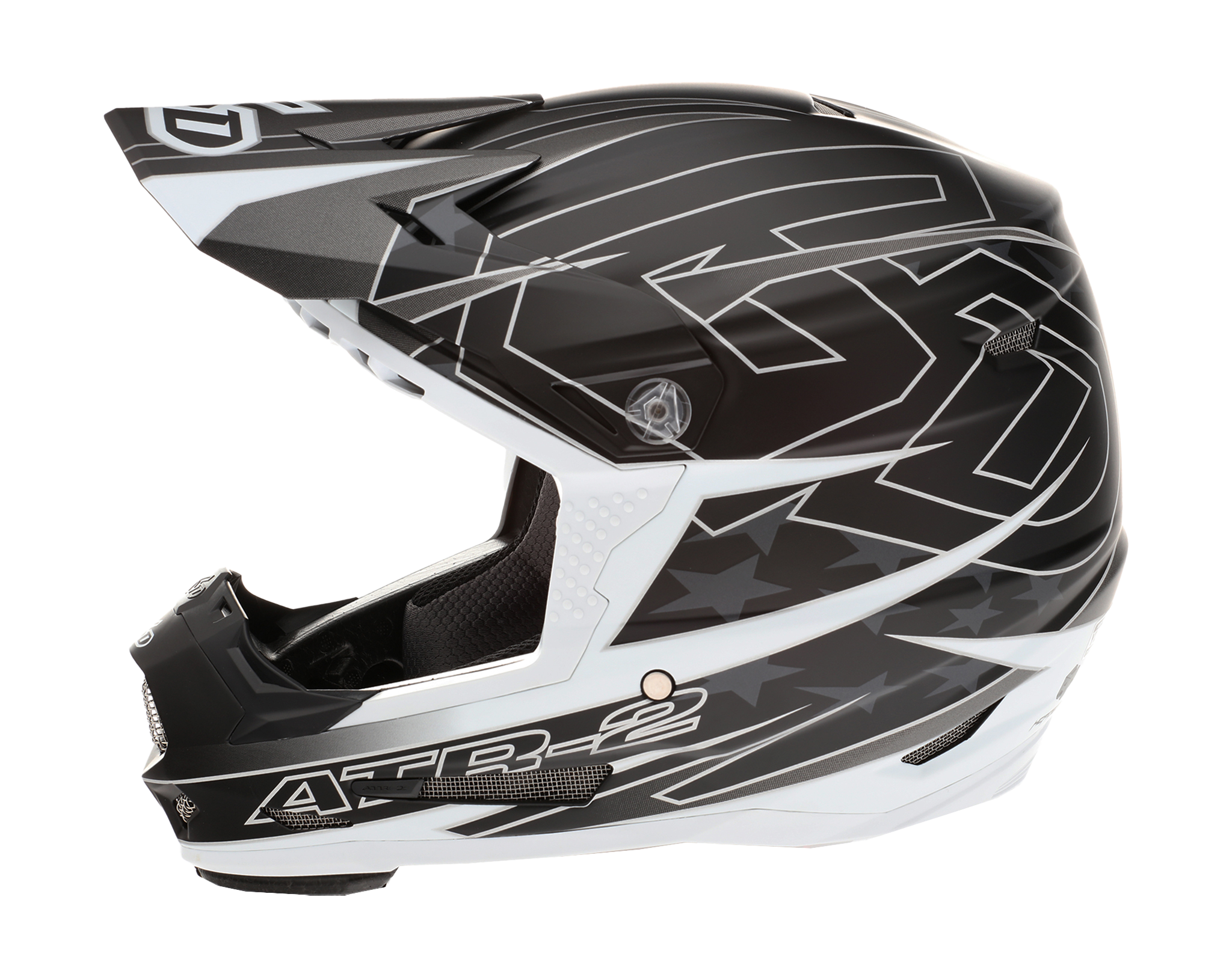 6D Youth Motocross Helmet ATR-2Y Super Patriot - Red / White / Blue