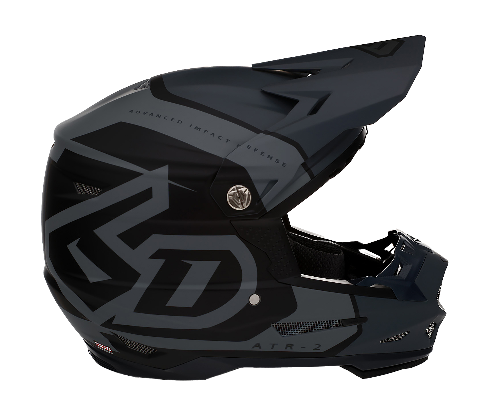 6D Youth Motocross Helmet ATR-2Y Torque - Matte Charcoal
