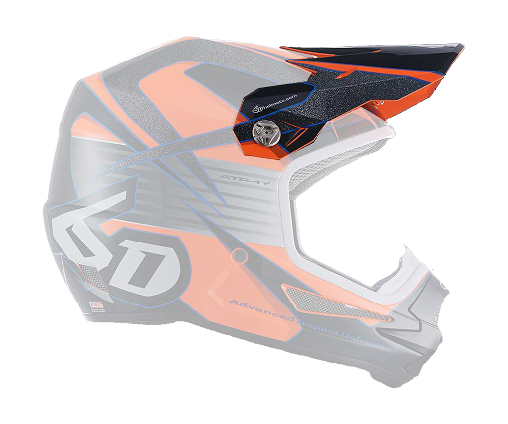 6D Youth Helmet Visor ATR-1Y Avenger - Neon Orange