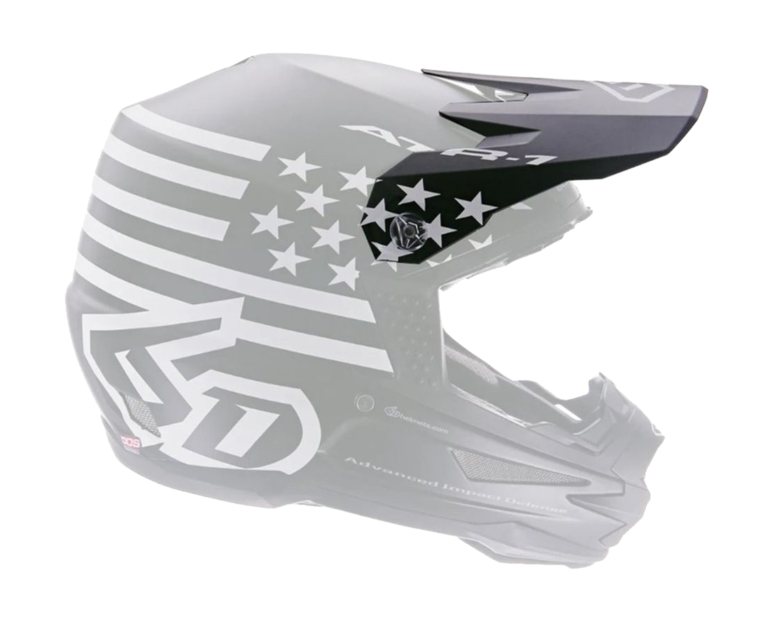 6D Youth Helmet Visor ATR-1Y Tactical - Black / White