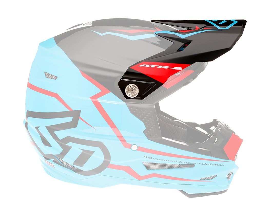 6D Youth Helmet Visor ATR-2Y Element - Cyan