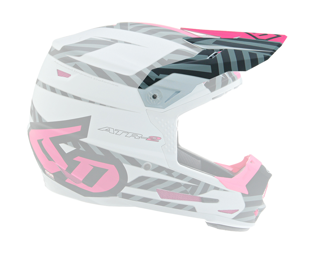 6D Youth Helmet Visor ATR-2Y Havoc - Pink / White / Black