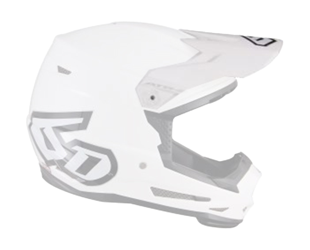 6D Youth Helmet Visor ATR-2Y Solid - Gloss White