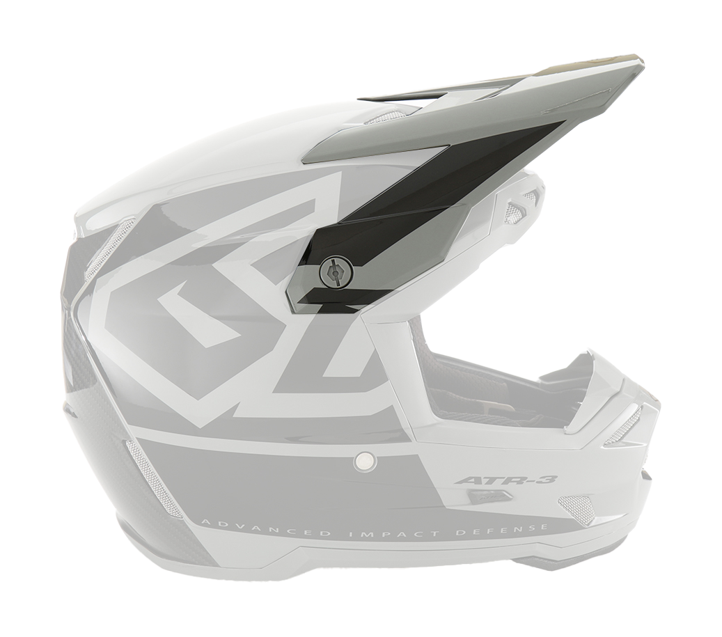 6D Youth Helmet Visor ATR-3Y Hex - Black