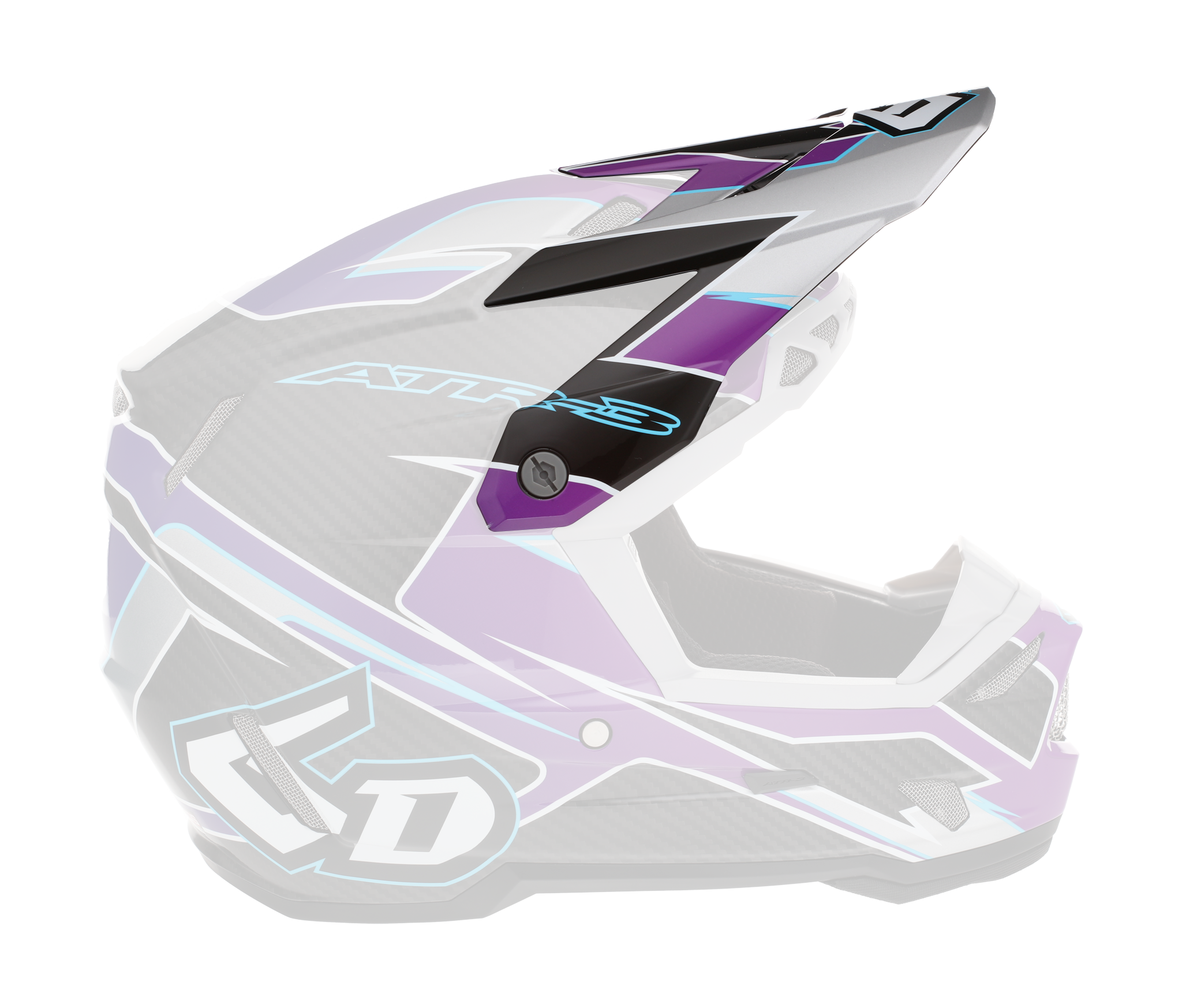 6D Youth Helmet Visor ATR-3Y Reflex - Purple