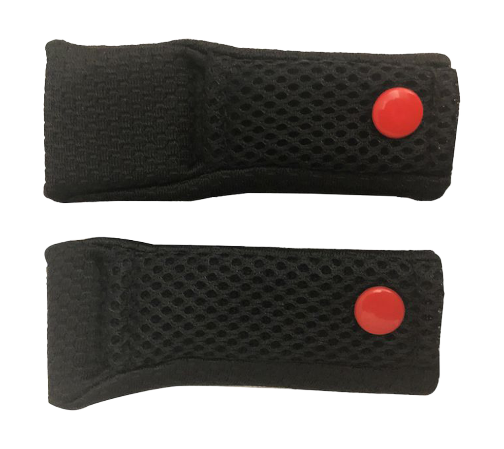 6D Youth Chin Strap Covers ATR-1Y - Black