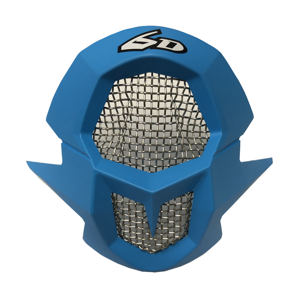 6D Mouthpiece ATR-1 Edge - Neon Blue / Grey