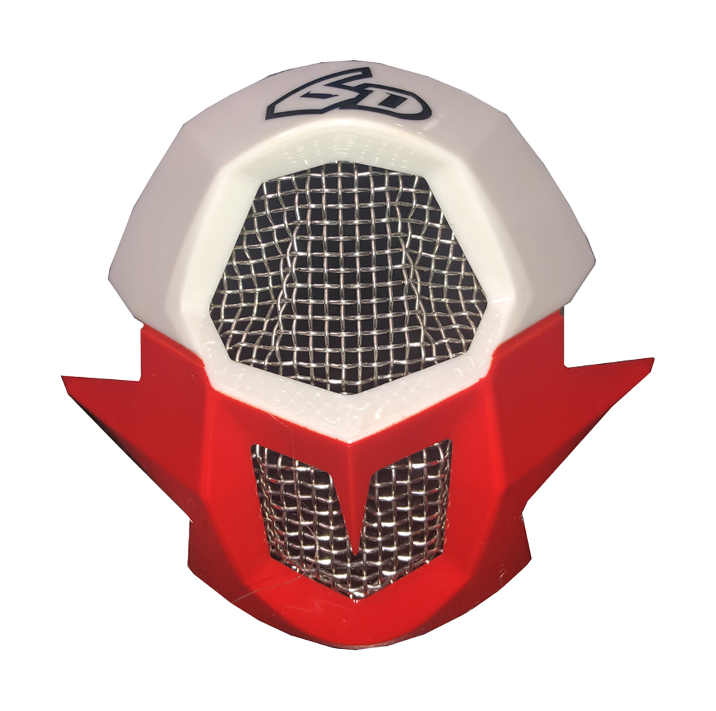 6D Mouthpiece ATR-1 Team FCR Carbon - Red / Carbon