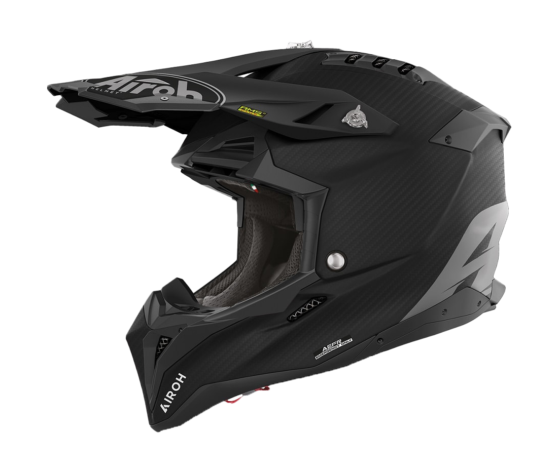Airoh Motocross Helmet Aviator 3 Carbon - Matte Black