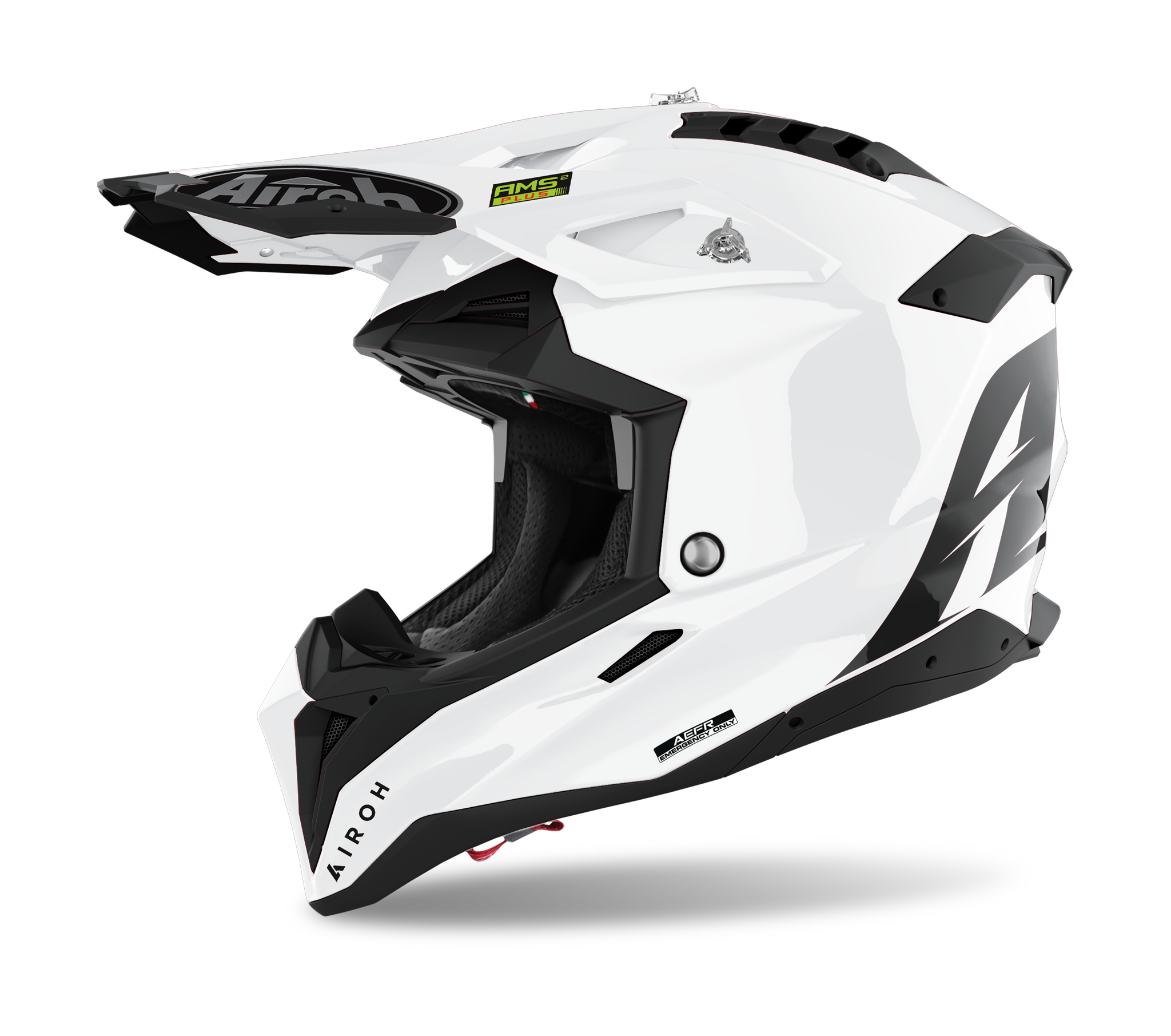 Airoh Motocross Helmet Aviator 3 Color - Gloss White