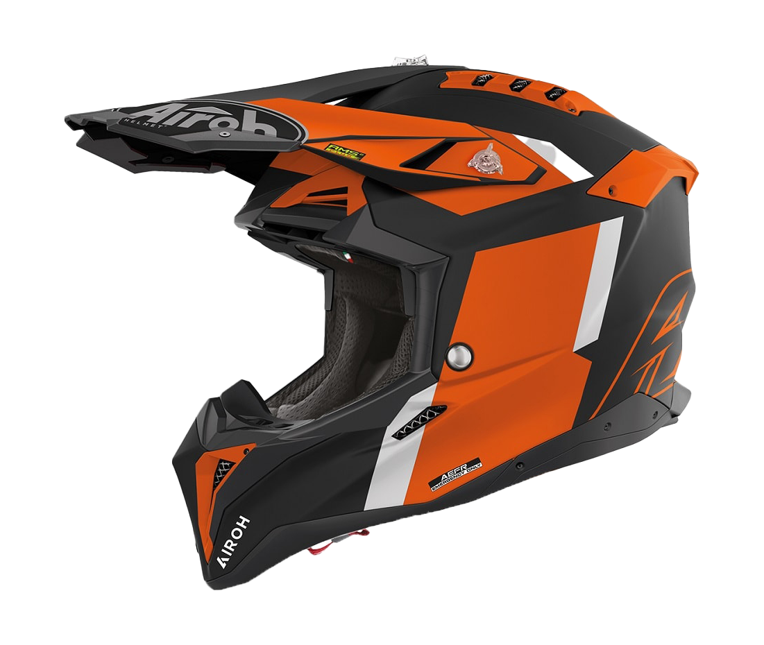 Airoh Motocross Helmet Aviator 3 Glory - Matte Orange