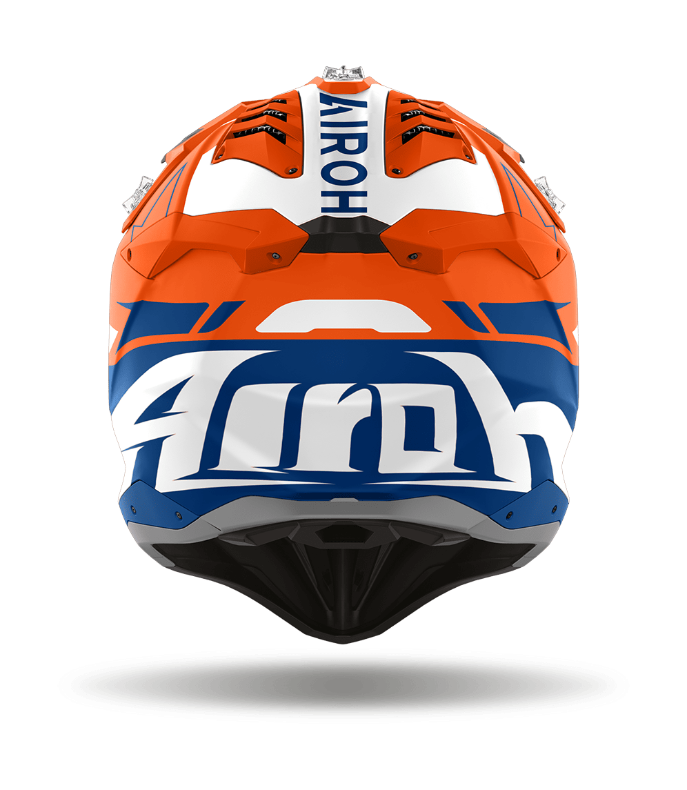 Airoh Motocross Helmet Aviator 3 Spin - Matte Orange Fluo