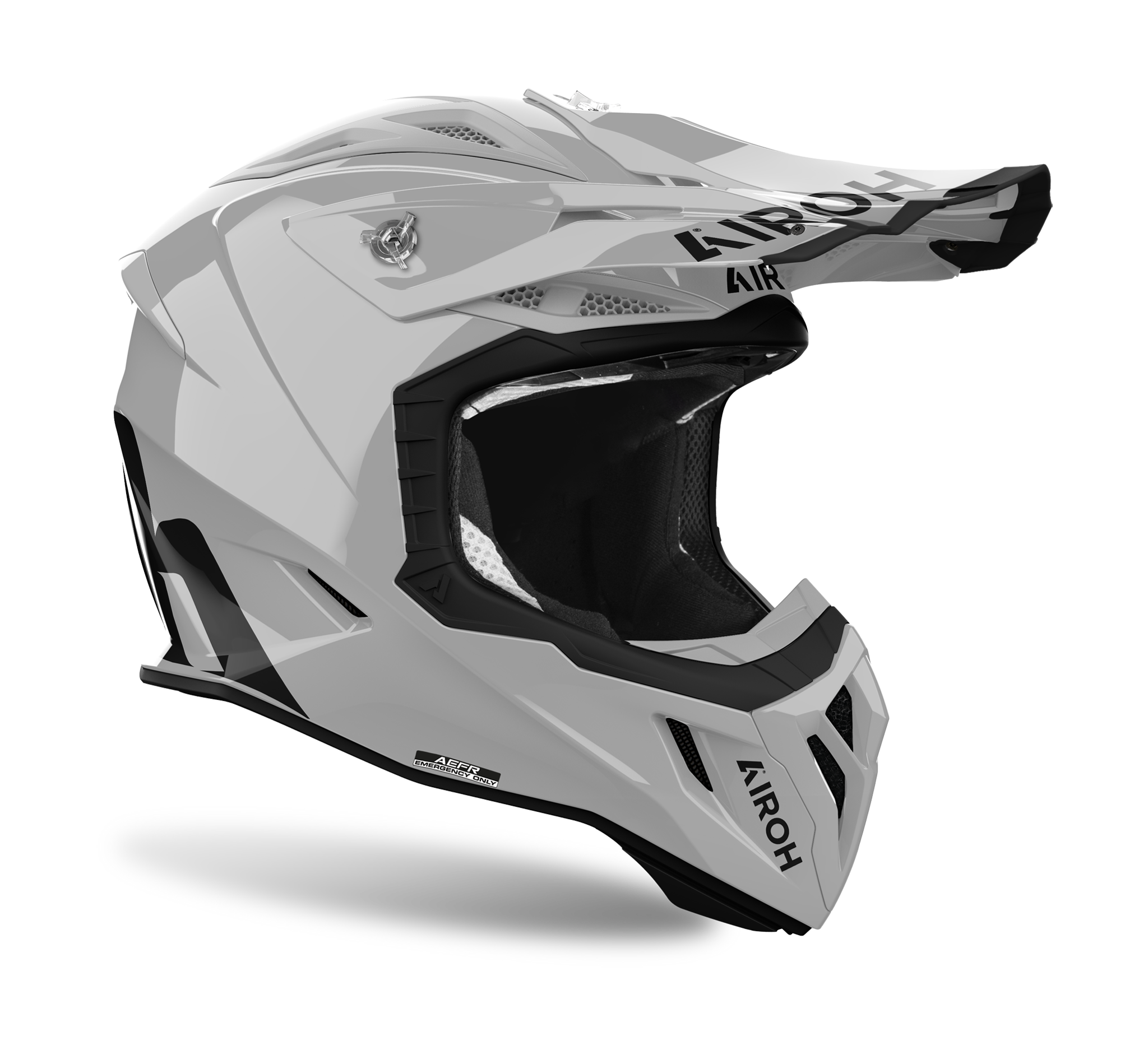 Airoh Motocross Helmet Aviator Ace 2 Color - Gloss Cement Grey