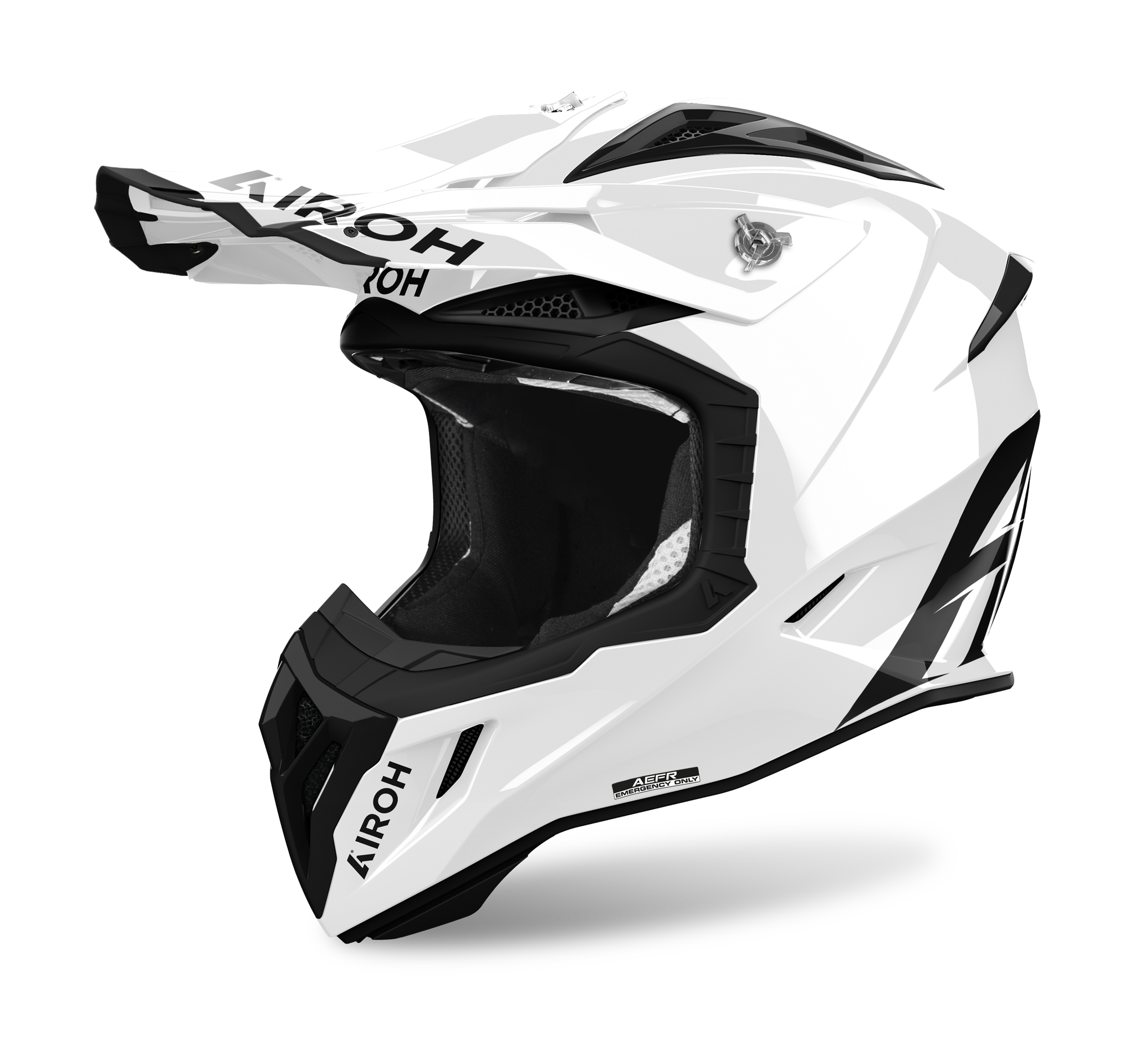 Airoh Motocross Helmet Aviator Ace 2 Color - Gloss White