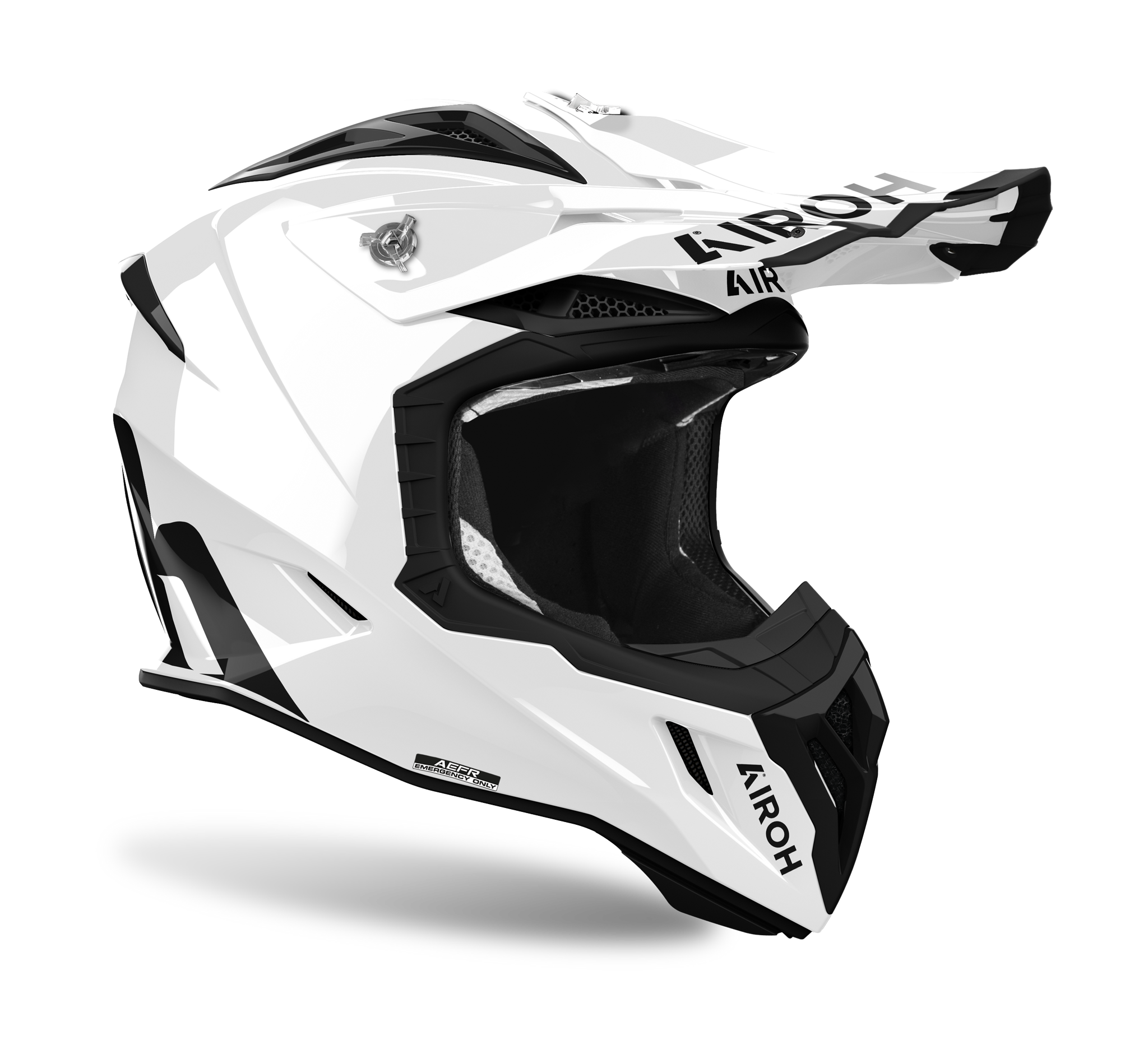 Airoh Motocross Helmet Aviator Ace 2 Color - Gloss White