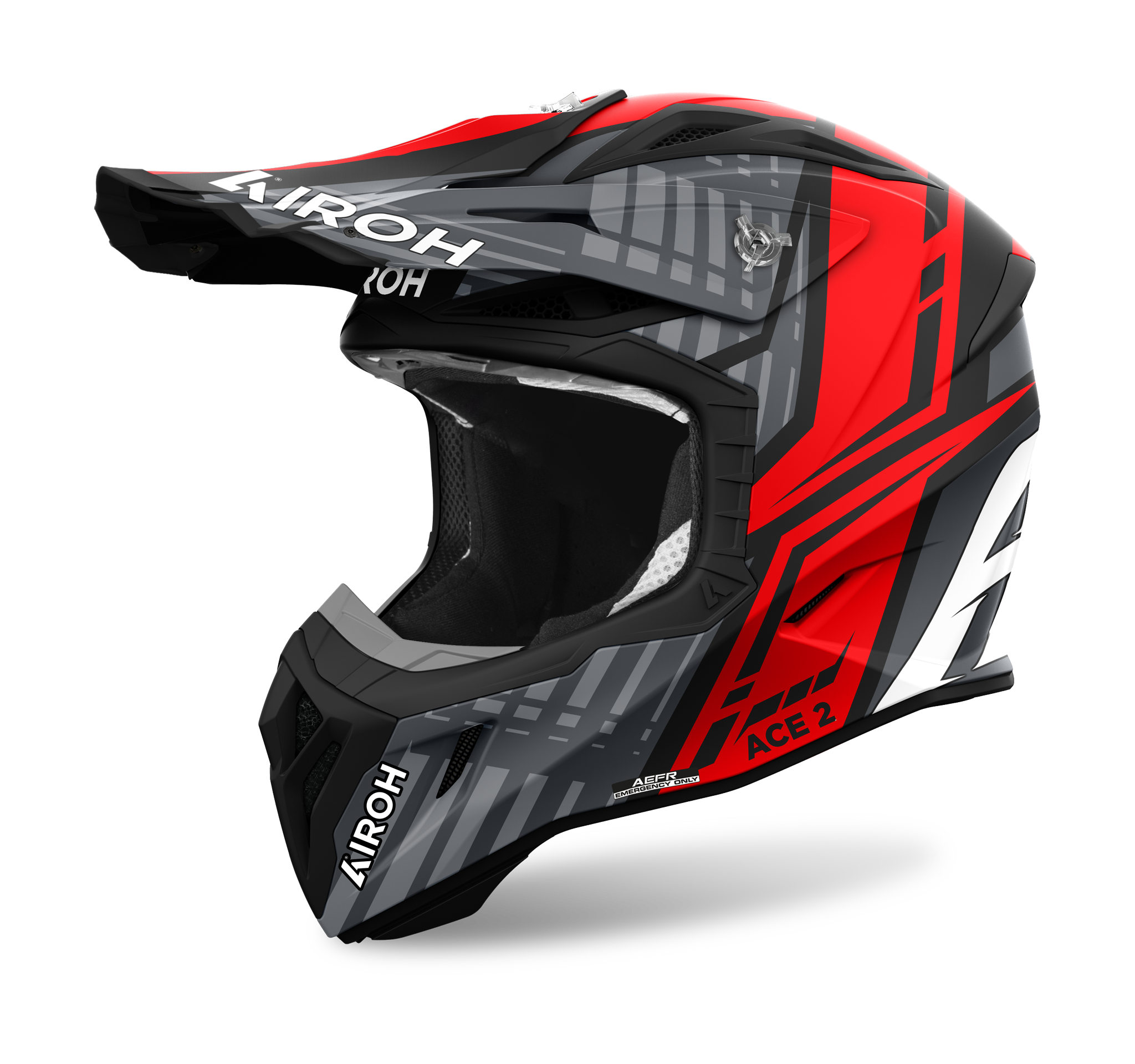 Airoh Motocross Helmet Aviator Ace 2 Proud - Matte Red