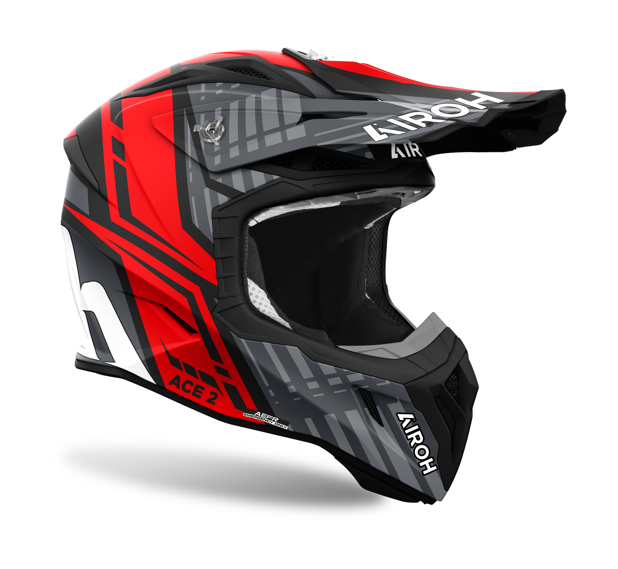 Airoh Motocross Helmet Aviator Ace 2 Proud - Matte Red