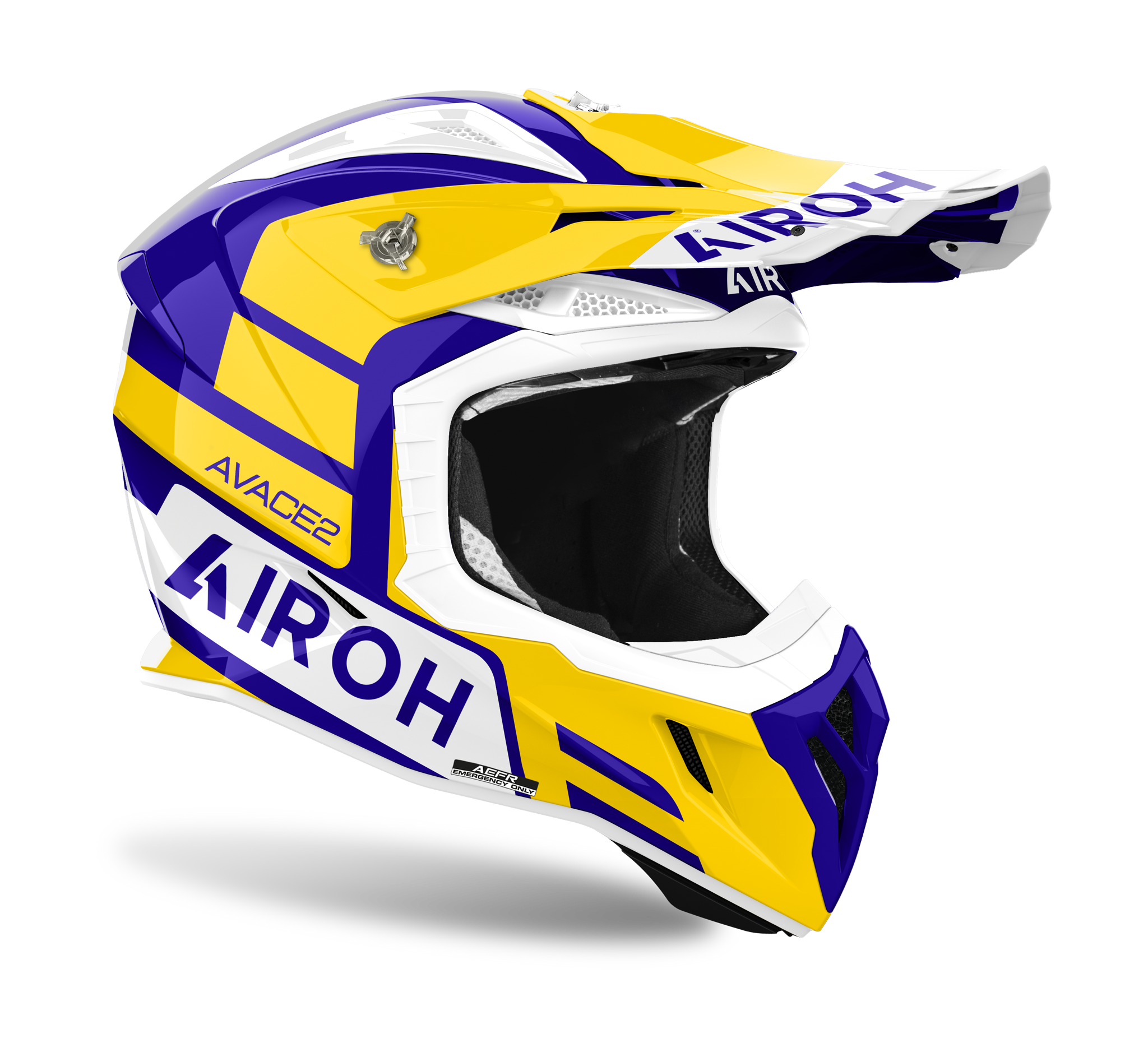 Airoh Motocross Helmet Aviator Ace 2 Sake - Gloss Yellow