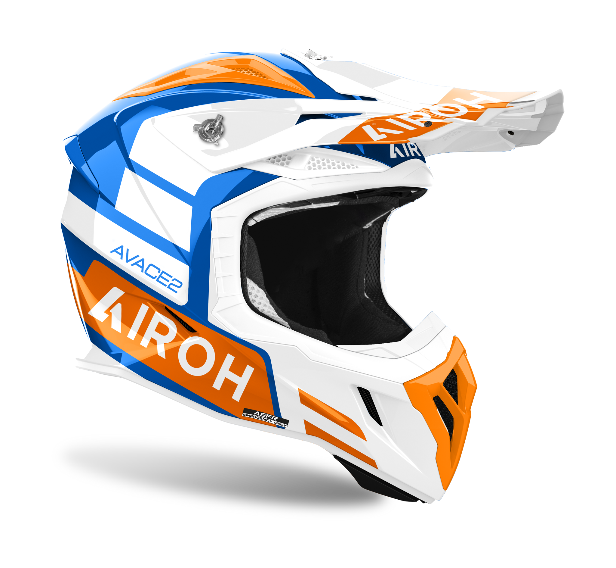 Airoh Motocross Helmet Aviator Ace 2 Sake - Gloss Orange