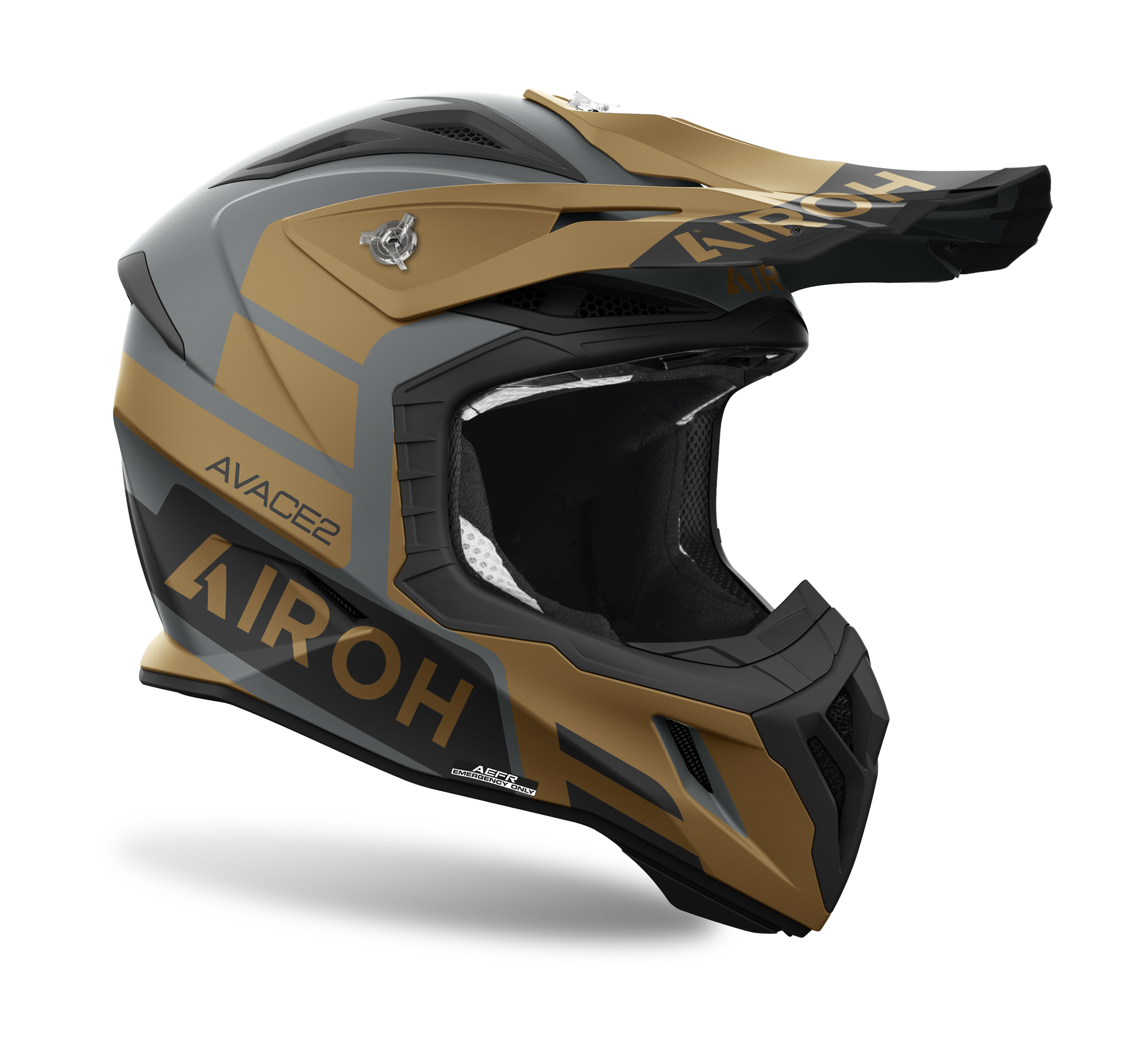 Airoh Motocross Helmet Aviator Ace 2 Sake - Matte Gold