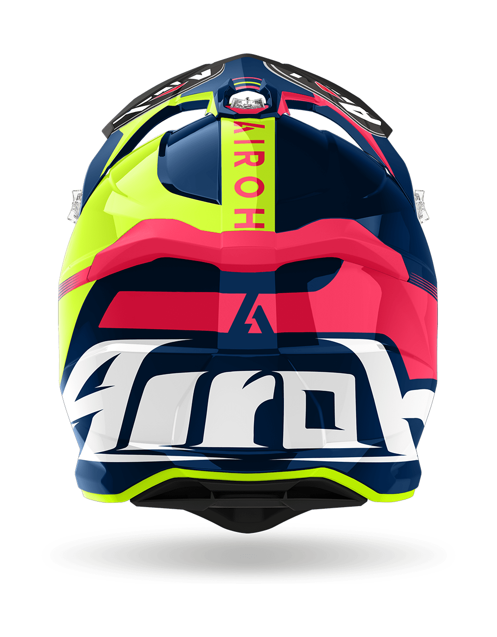 Airoh Motocross Helmet Strycker Blazer - Matte Blue / Pink