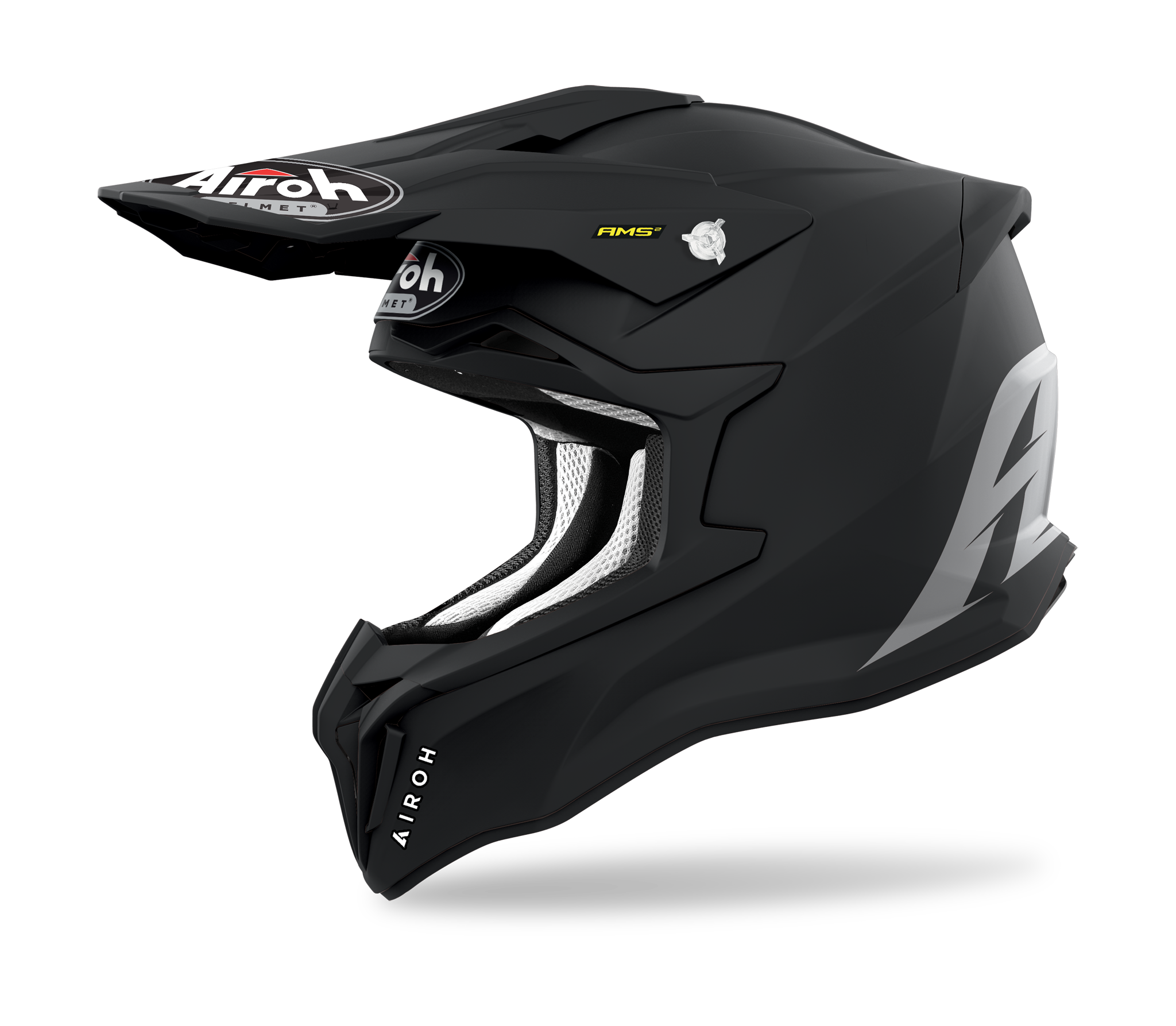 Airoh Motocross Helmet Strycker Color - Matte Black