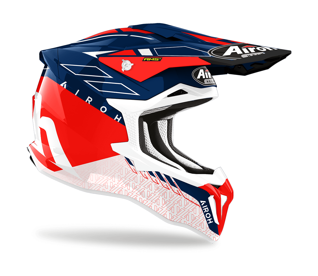 Airoh Motocross Helmet Strycker Skin - Gloss Red
