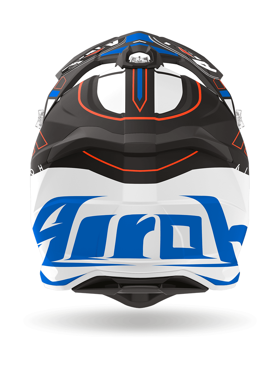 Airoh Motocross Helmet Strycker Skin - Matte Blue